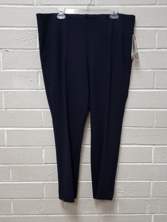 Investments Pants - Women’s Navy Slim Ponte Knit Pants